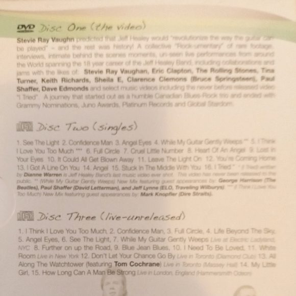 Jeff Healy, 1 DVD - 2 CDs - Picture 2 of 3